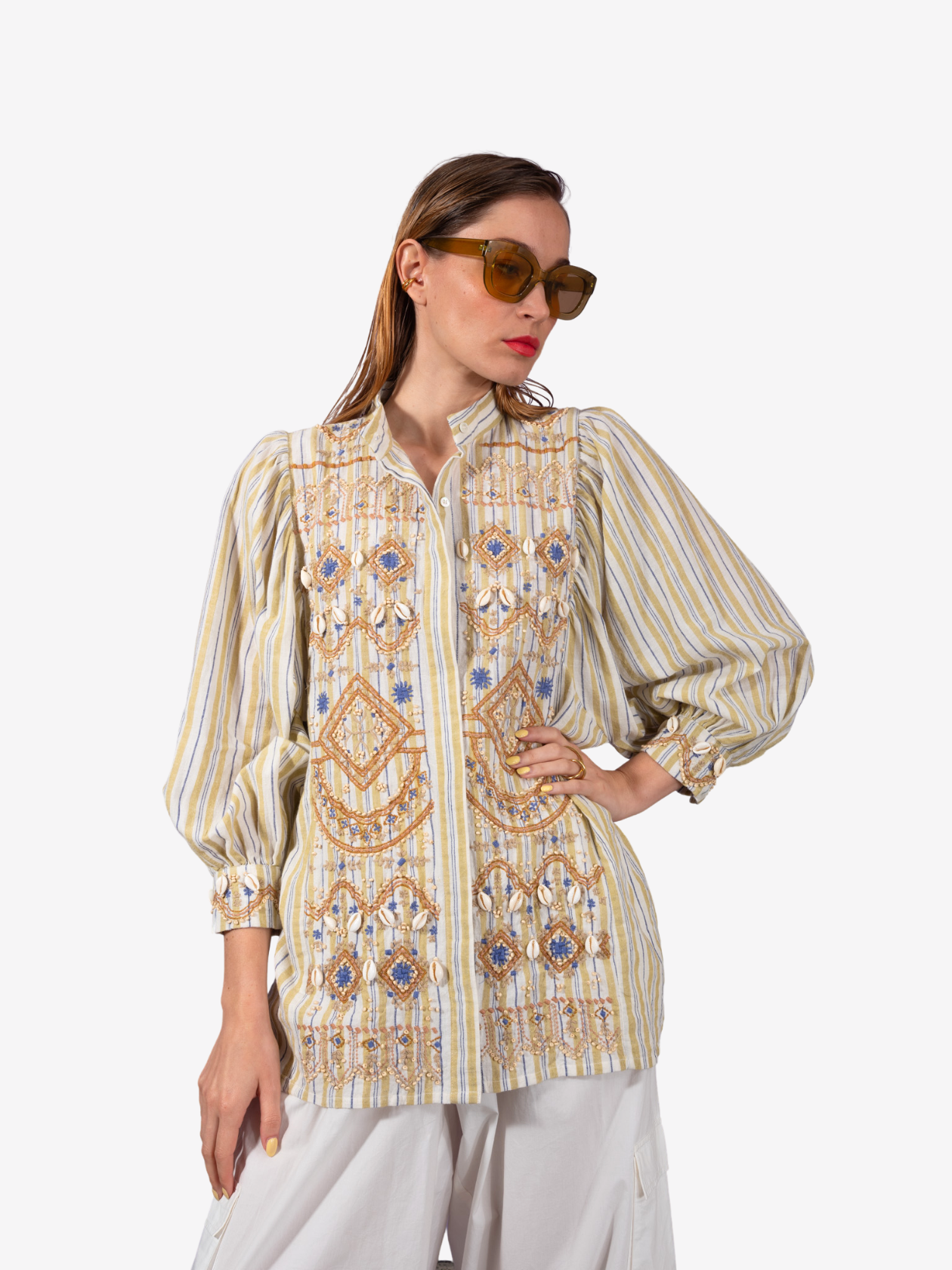 Chemise brodée SHANTI