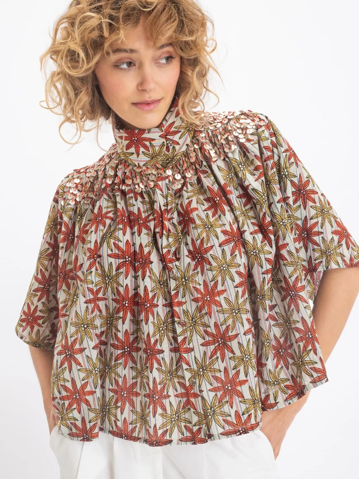 BLOUSE BHUMI ORANGE