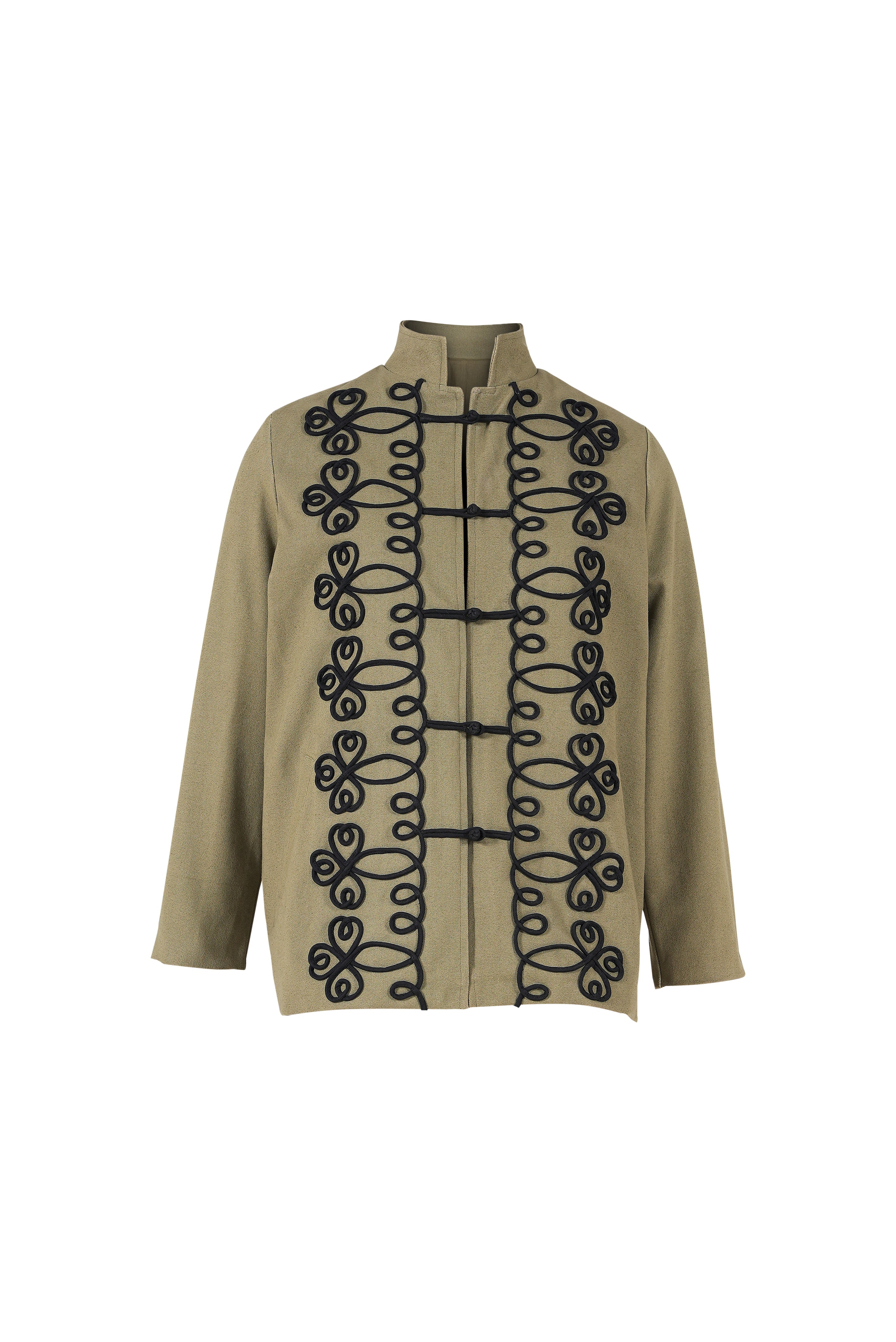 EGO khaki embroidered jacket