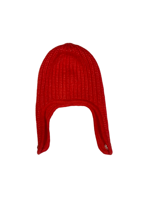 Bonnet en alpaca rouge