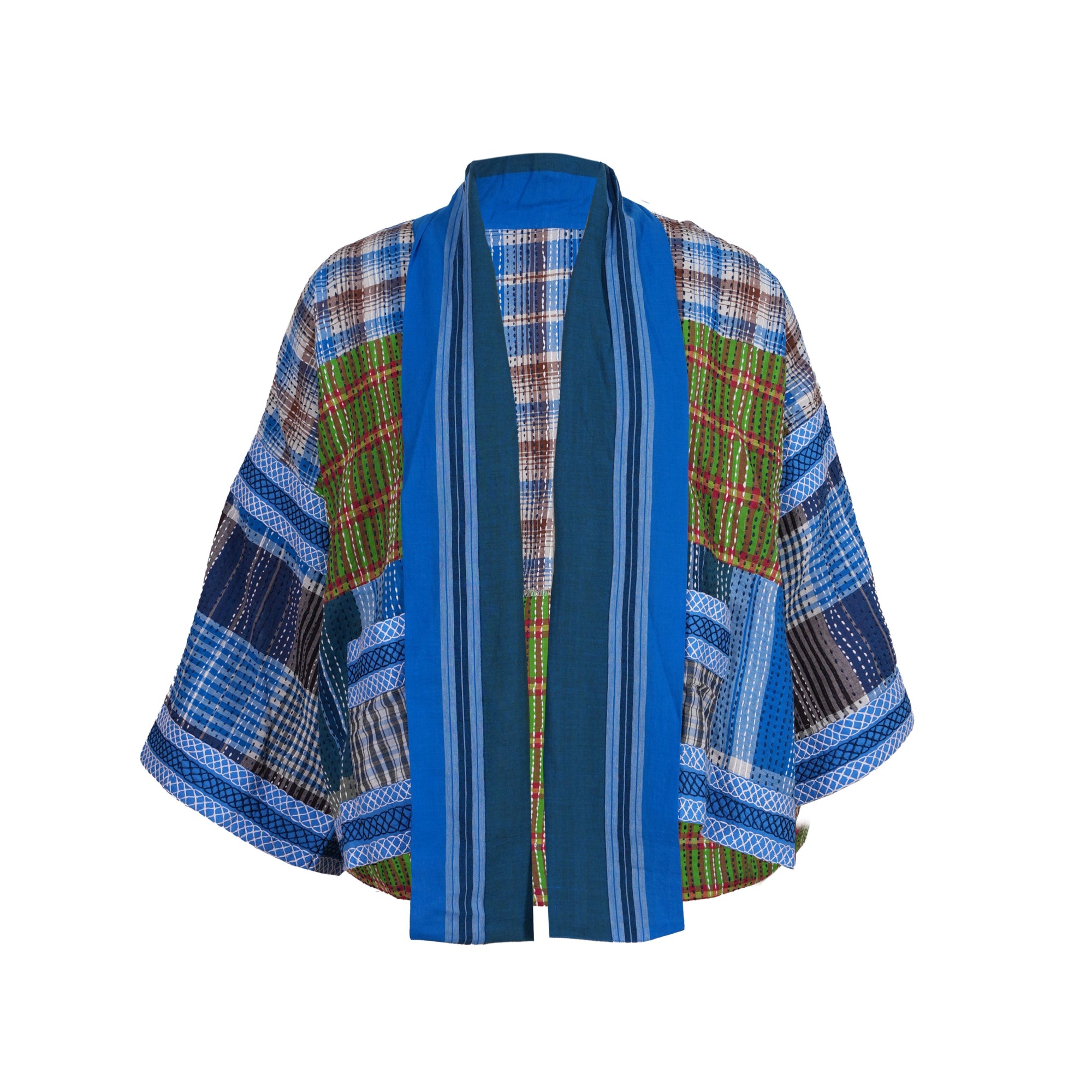 v de vinster bleu kimono rudra