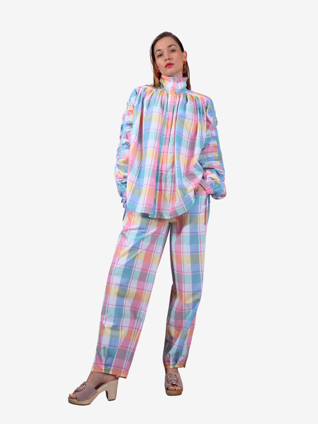 JOY tartan plaid shirt