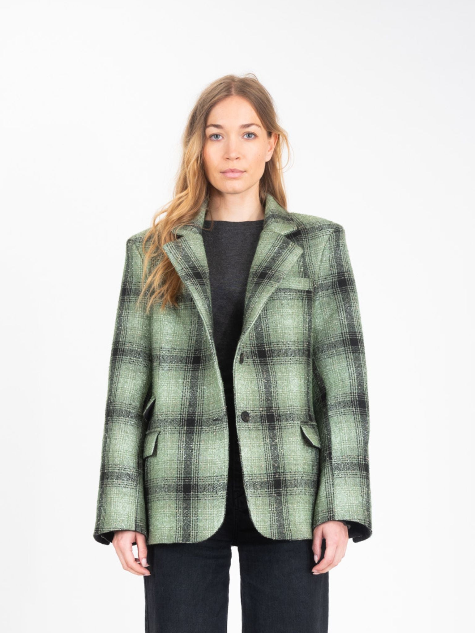 FREE Checked Tweed Jacket