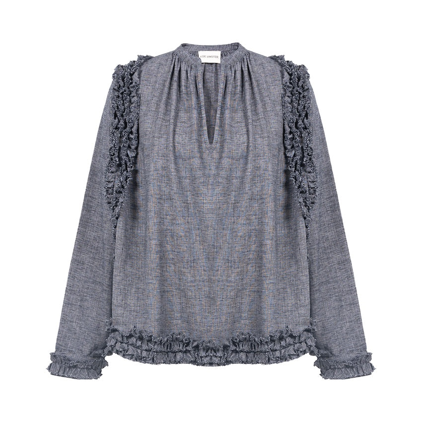 CARMEN ruffled blouse