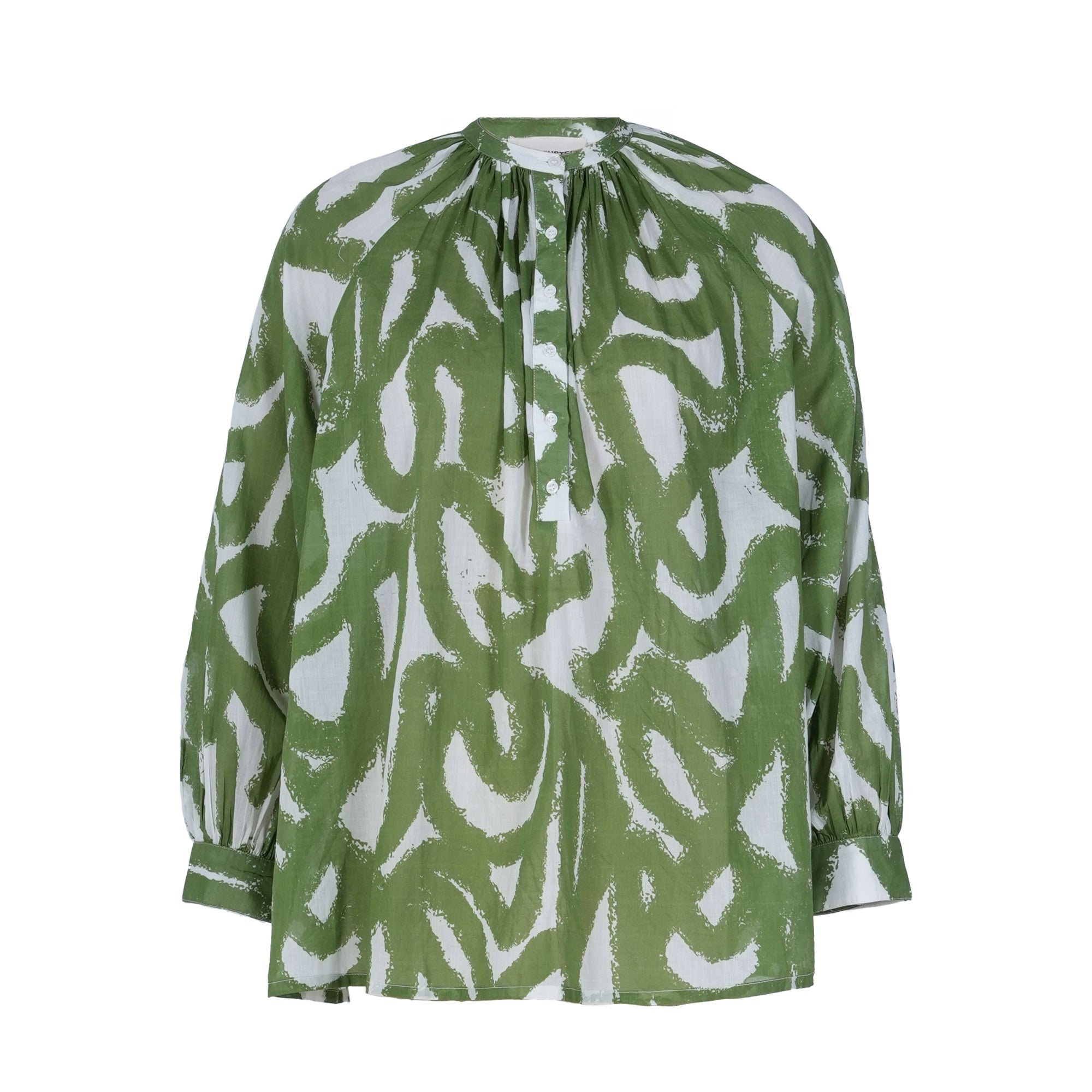 BLOUSE V DE VINSTER VERTE