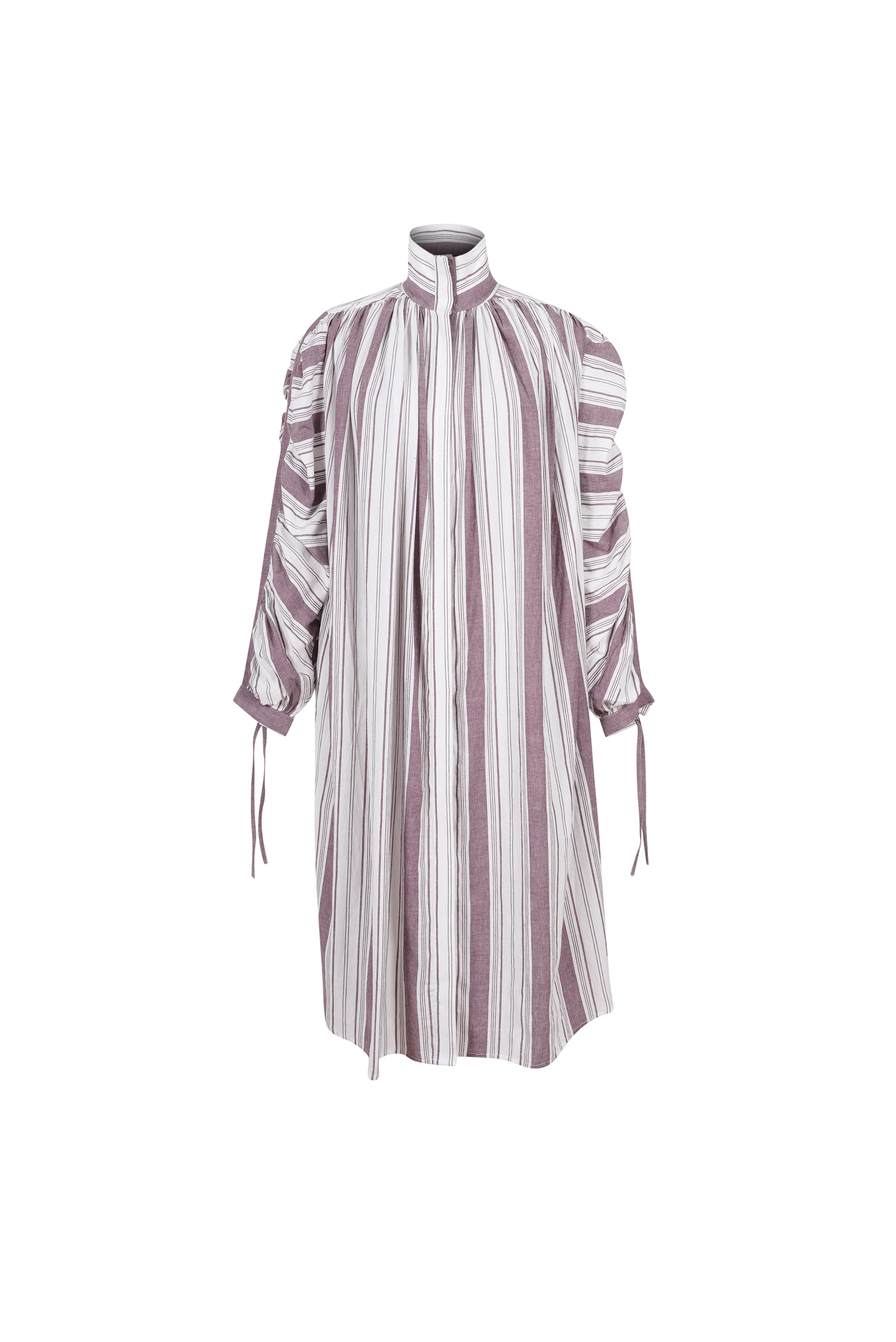 Joy wine striped long dress