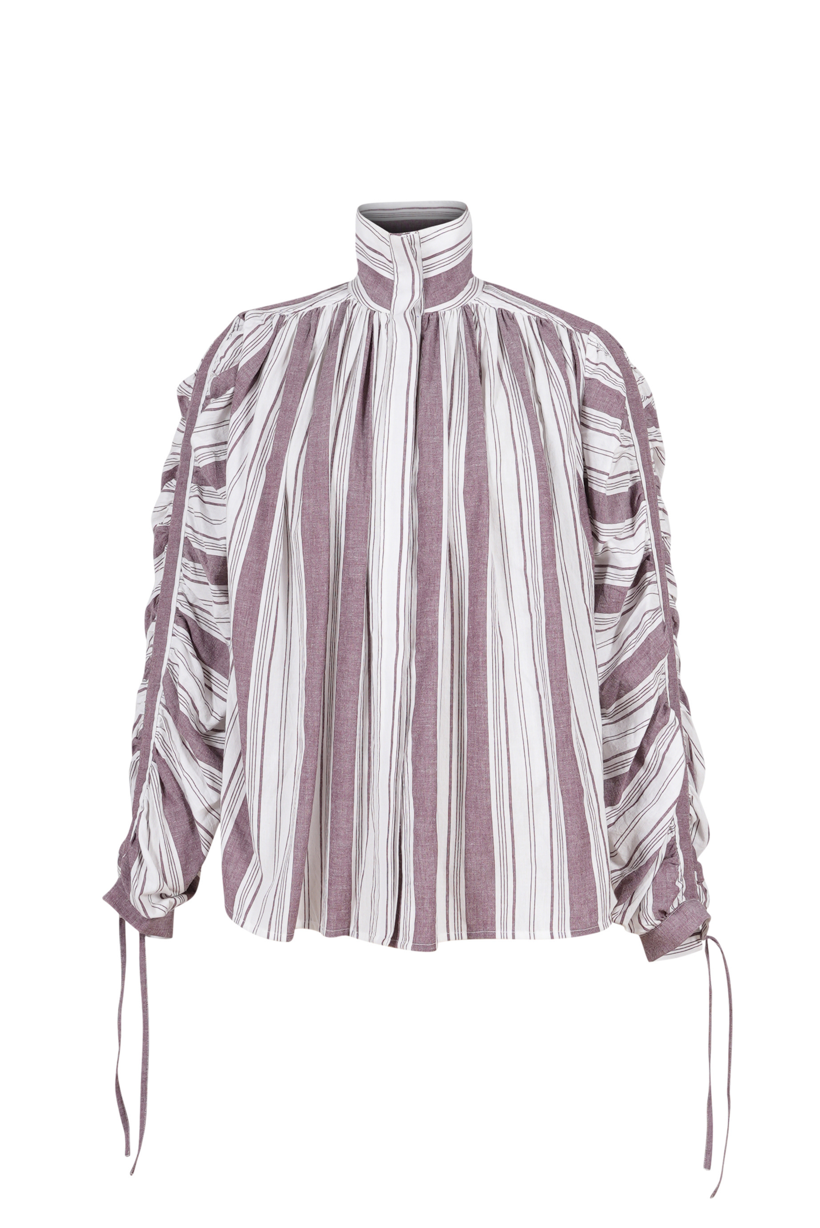 JOY wine striped shirt