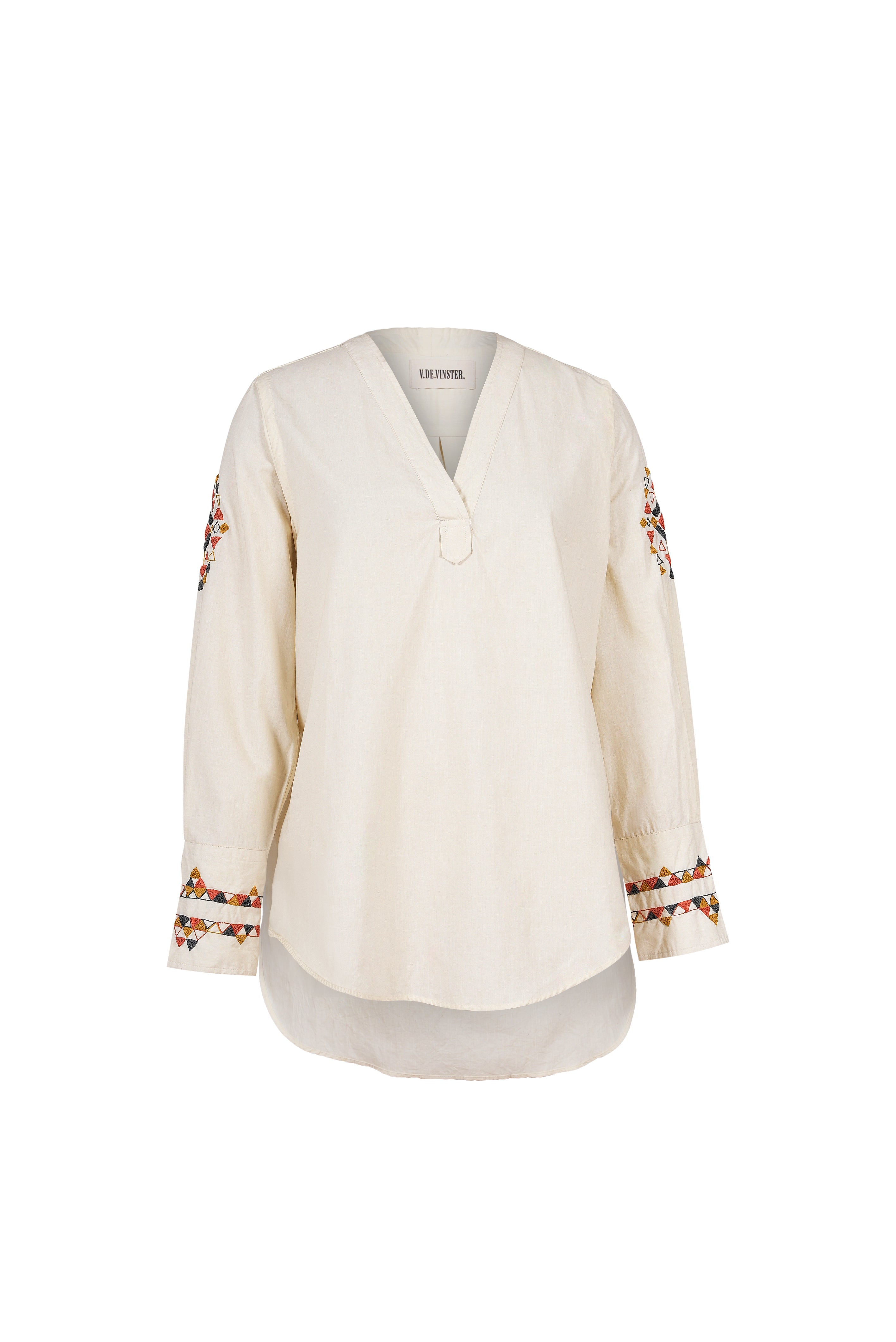 Blouse blanche brodée Playful