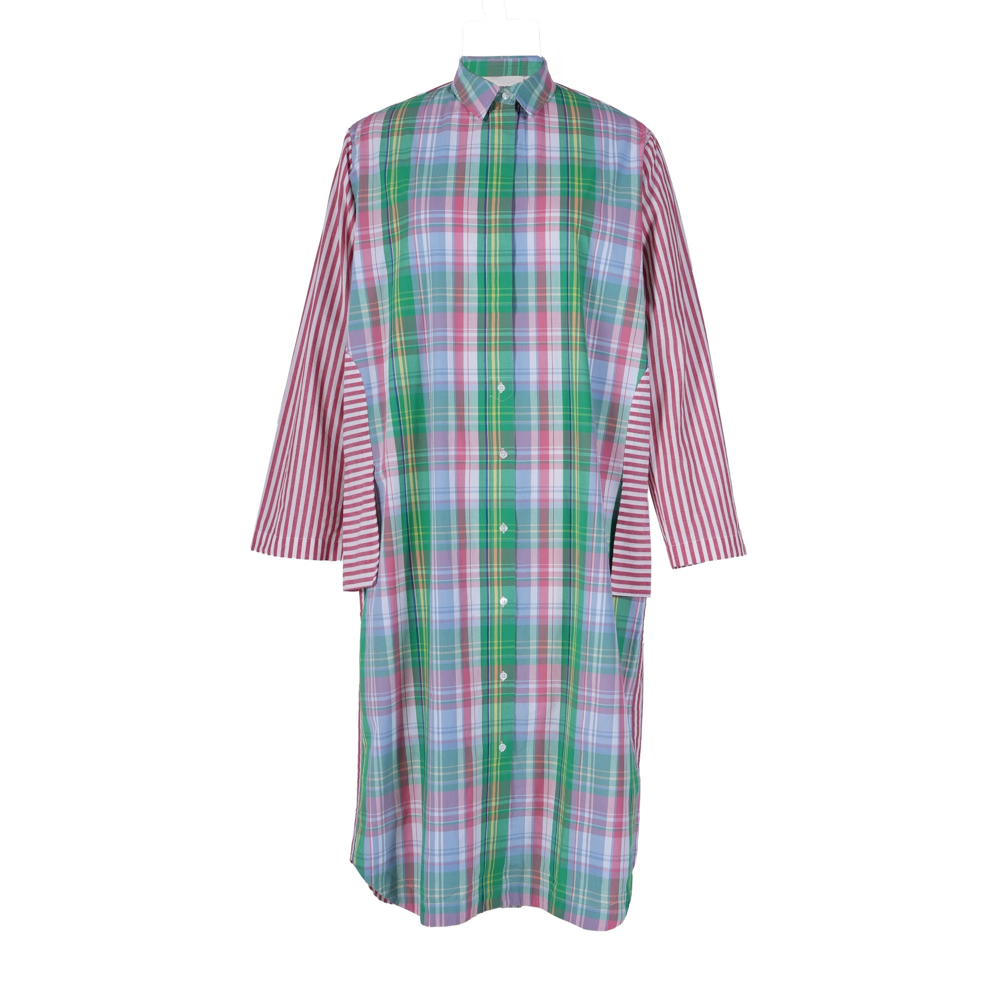 robe v de vinster rouge tartan