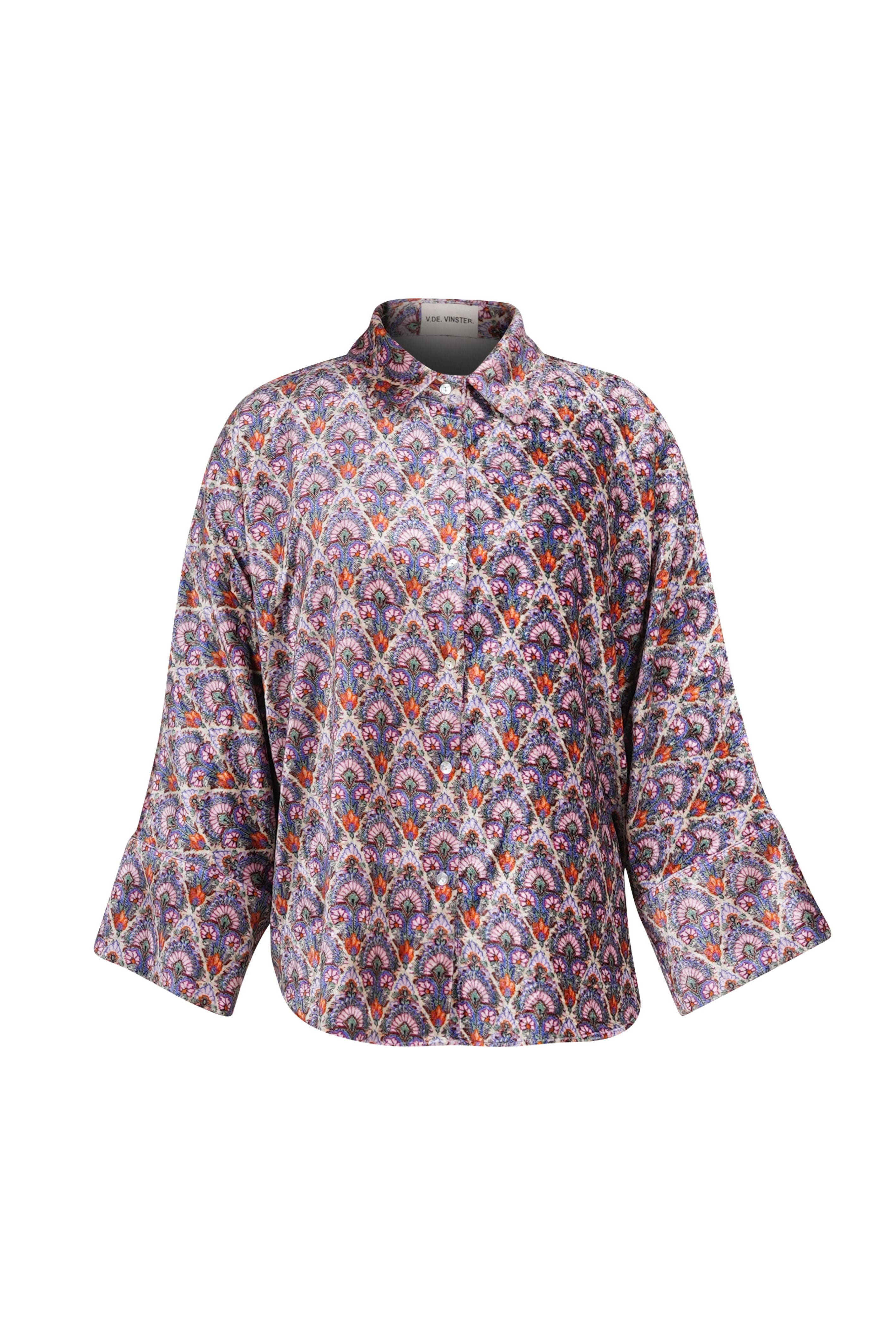 TRUST multi-color printed shirt