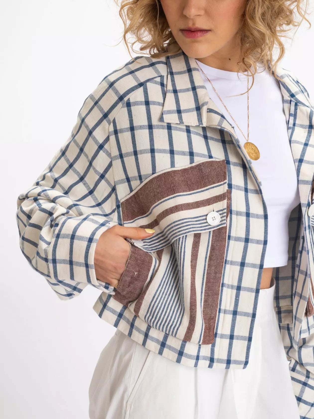 USHA Plaid Jacket