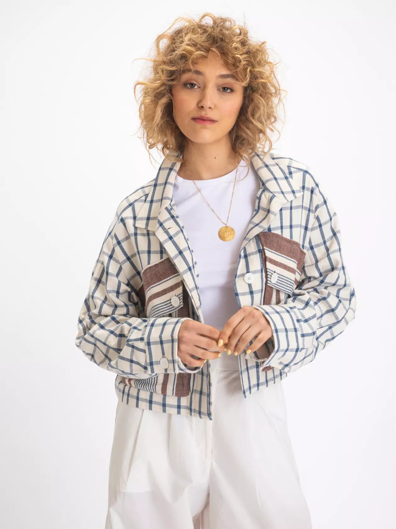 USHA Plaid Jacket