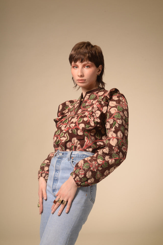 Sun floral blouse