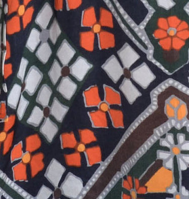 Robe imprimée persan orange Wild