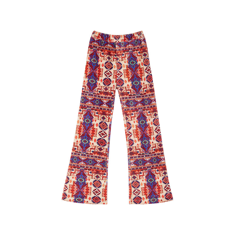 Pantalon en velours stretch rouge Tapestry