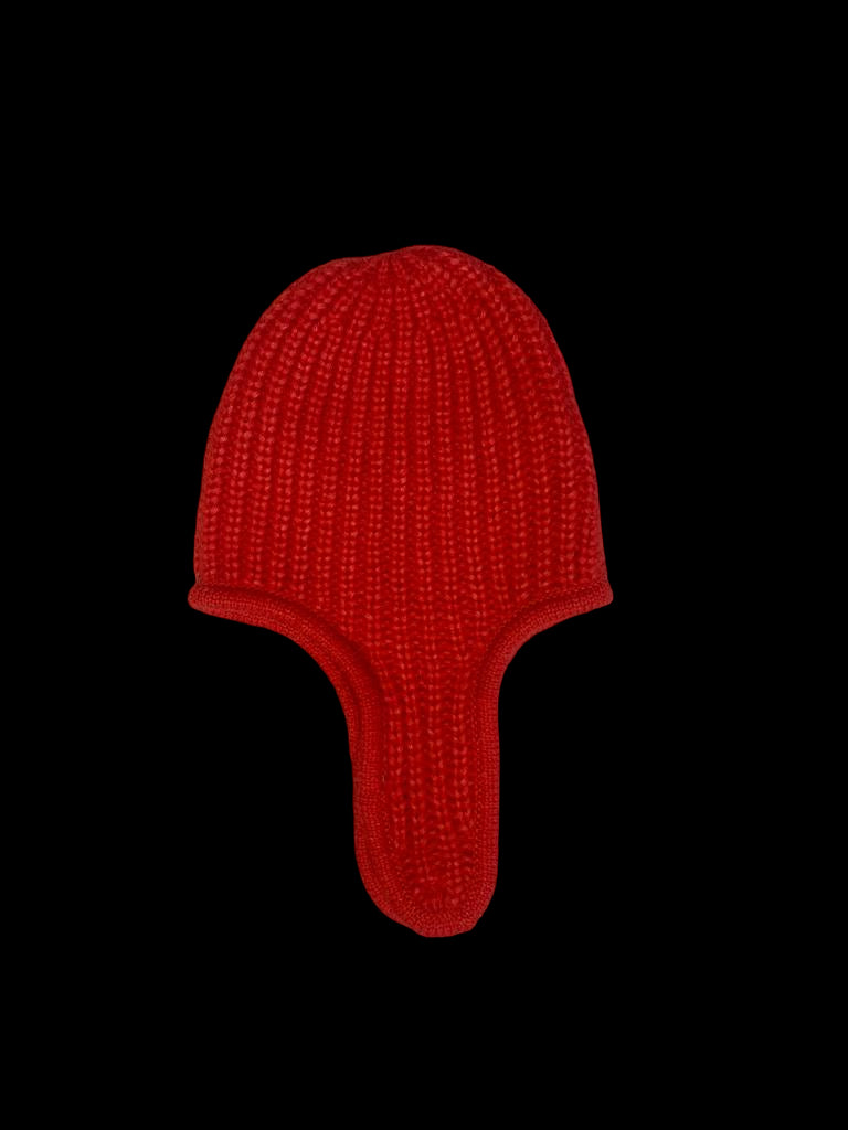 Red alpaca hat