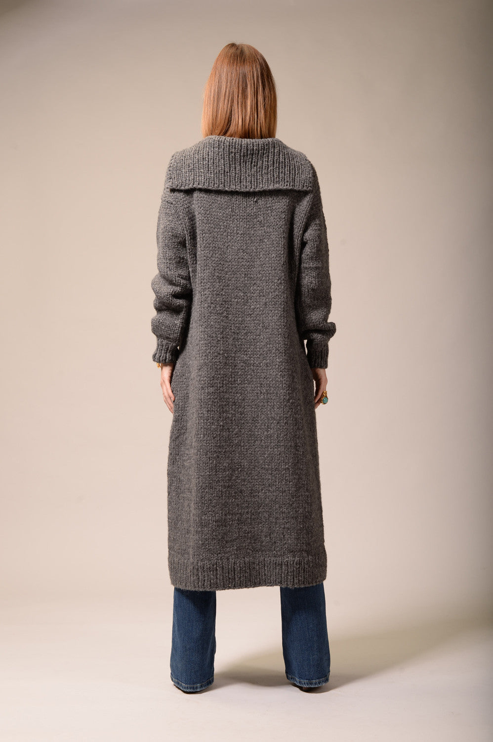 Mars gray wool coat